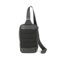 Black Full-Grain Leather Sling Bag for Men
