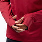 Black Crest Men's Rival Long Sleeve Training Tee in Deep Red, view 8