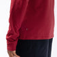 Black Crest Men's Rival Long Sleeve Training Tee in Deep Red, view 7