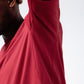 Black Crest Men's Rival Training Tee in Deep Red, view 7