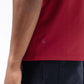 Black Crest Men's Rival Training Tee in Deep Red, view 8