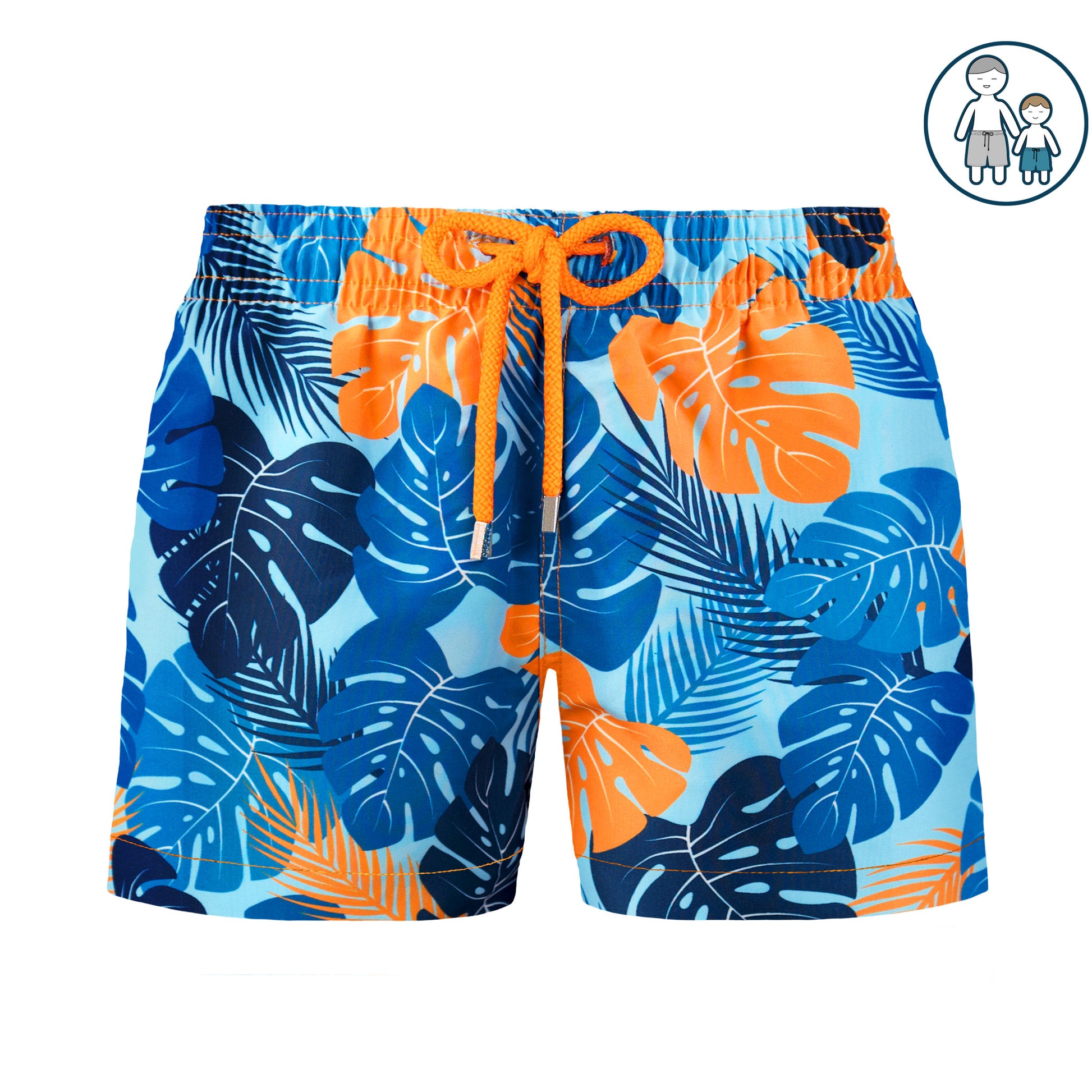 Collins Boys - Blue Jungle Hybrid Short