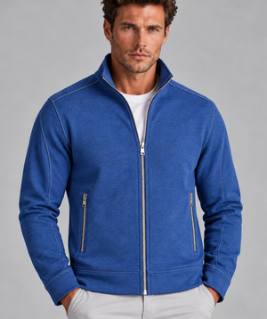 Men's Breckenridge Full-Zip Sweatshirt, Tokyo Blue
