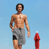 checkered-swim-shorts