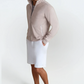 Buki Men's Breckenridge Full-Zip Sweatshirt in Camel, view 4