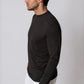 Buki CINQO men's long sleeve tech tee black, image 3 of 4