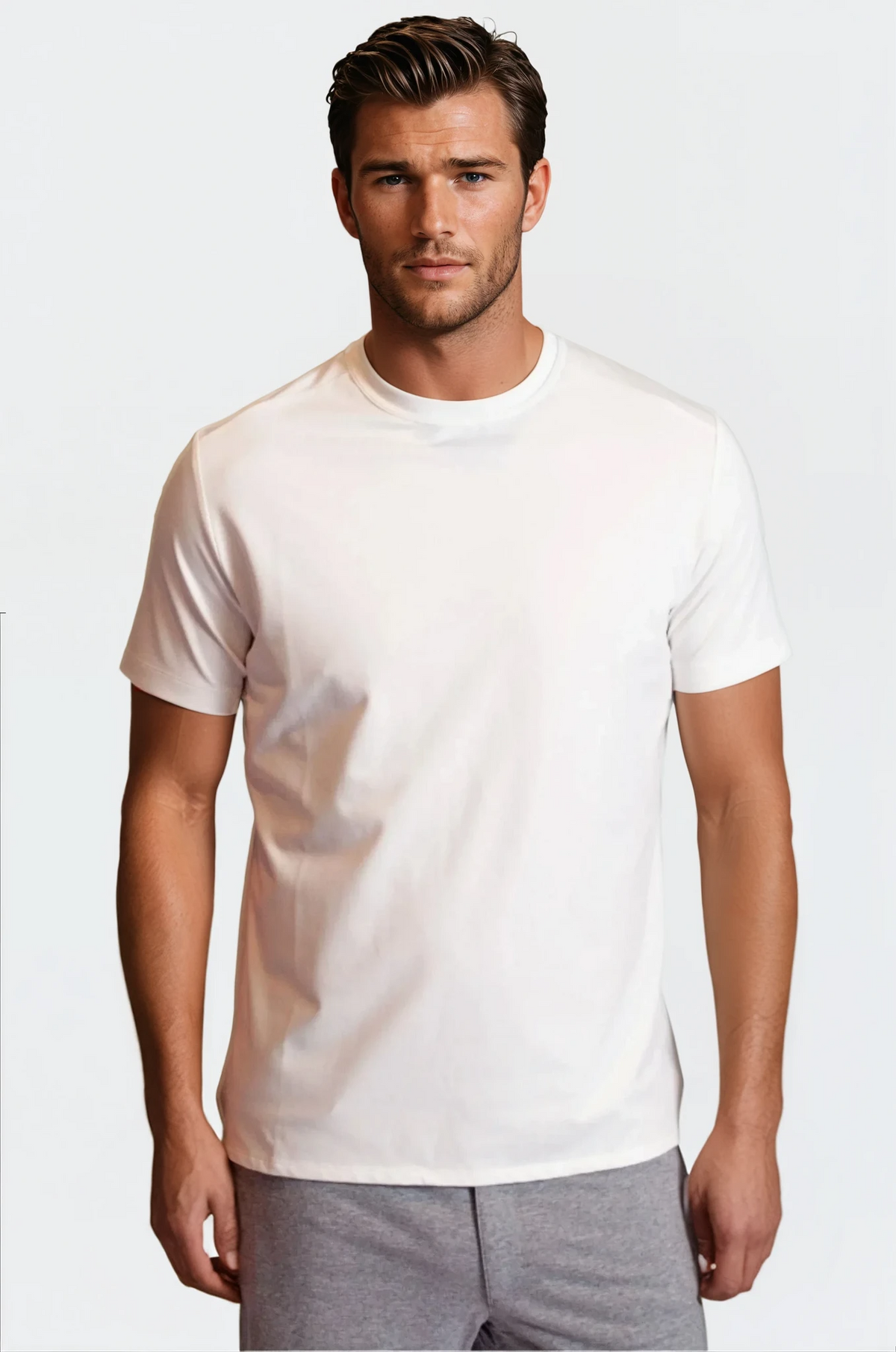 Buki CINQO men's tech tee white, image 1 of 7