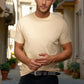 Buki CINQO men's tech tee maize, image 7 of 8