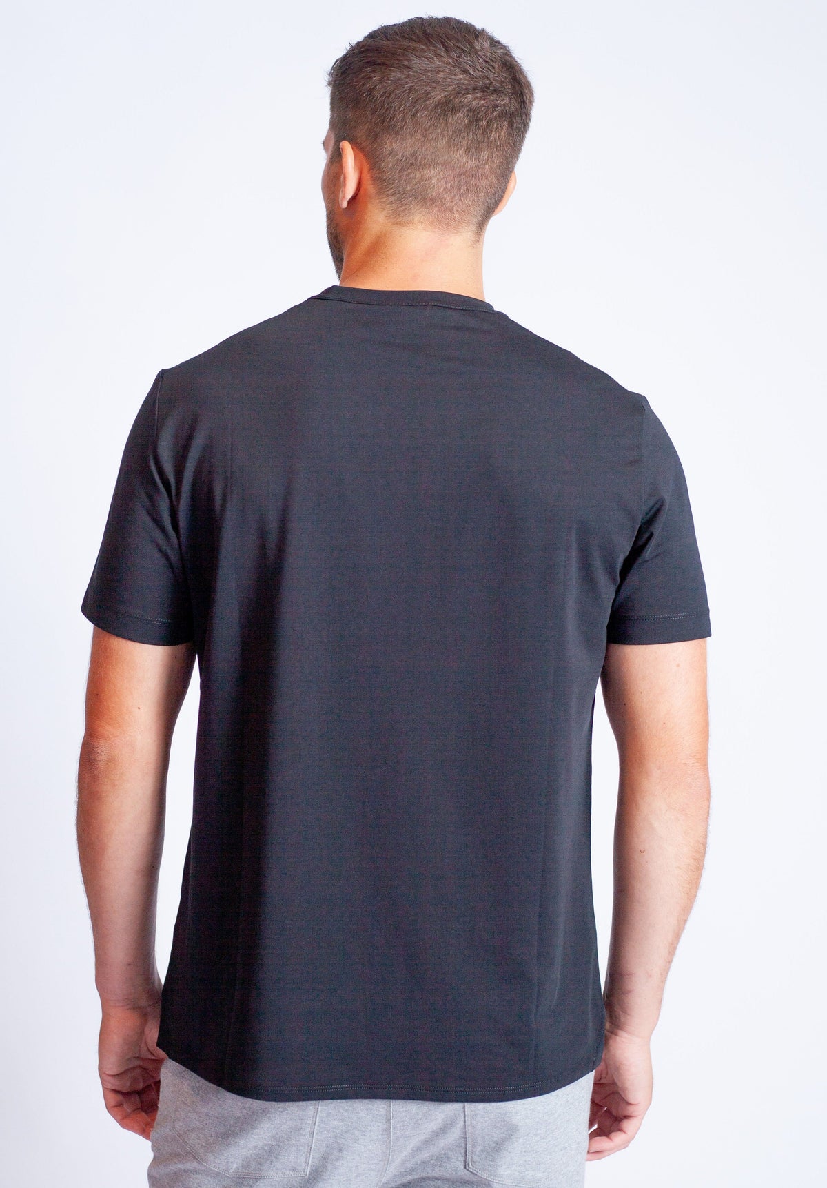 Buki CINQO men's tech tee black, image 6 of 6