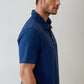 Buki CINQO men's tech polo navy, image 4 of 5