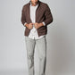 Buki Men's Breckenridge Full-Zip Sweatshirt in Espresso, view 4