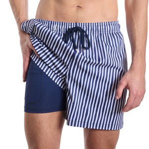 length:all Marina Pinstripe-Indigo and Surf