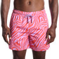 length:classic tropical swirl - coral and orchid studio front