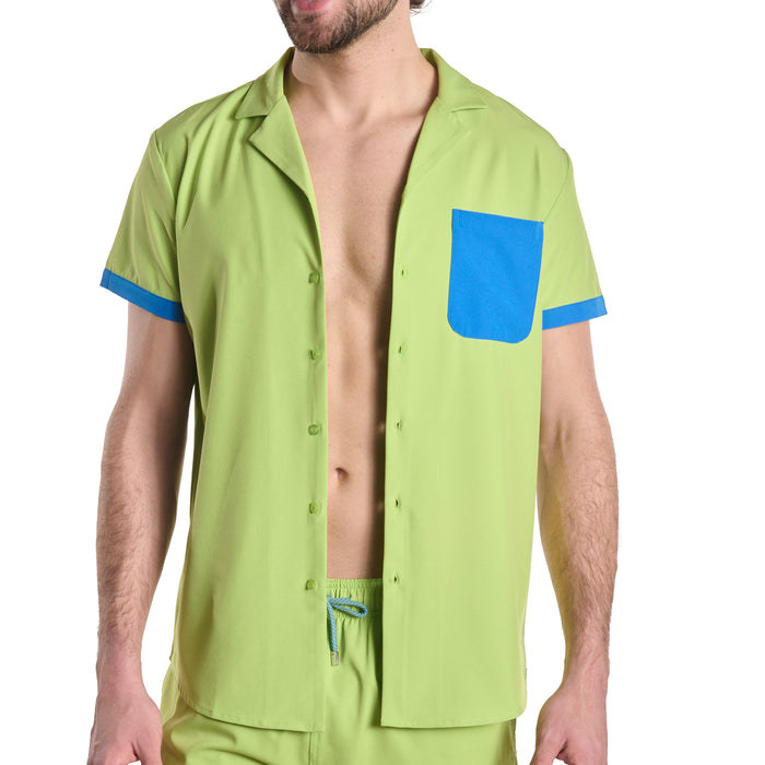 length:all Key Lime Shirt Front