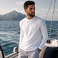 Buki CINQO men's long sleeve tech tee white, image 2 of 3