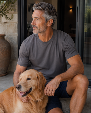 Buki CINQO men's tech tee raven, image 2 of 7