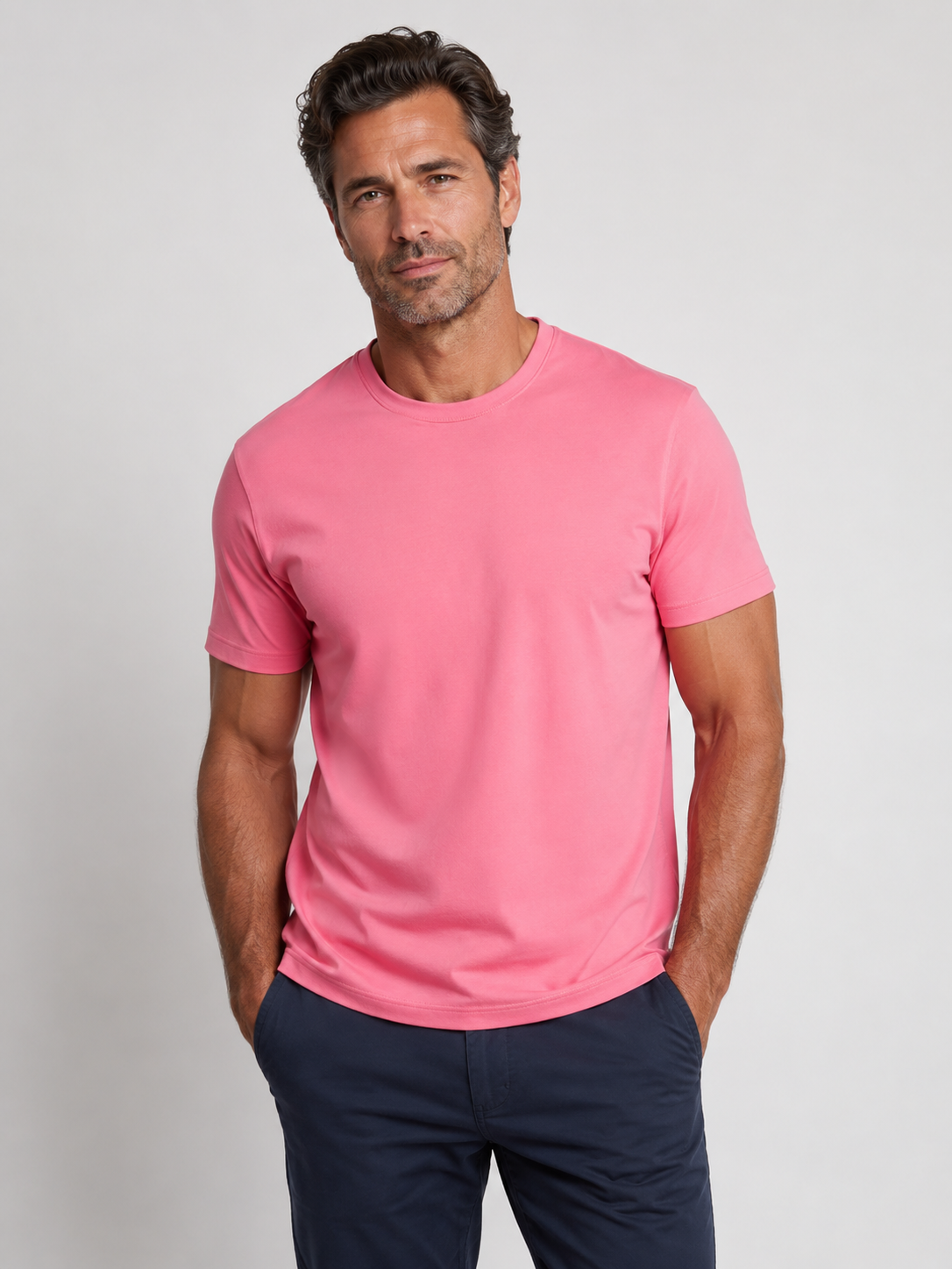 Buki CINQO Men's Tech Tee in Slate Rose