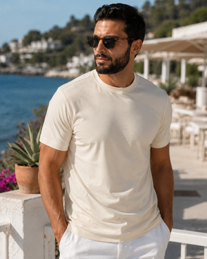 Buki CINQO men's tech tee maize, image 2 of 8