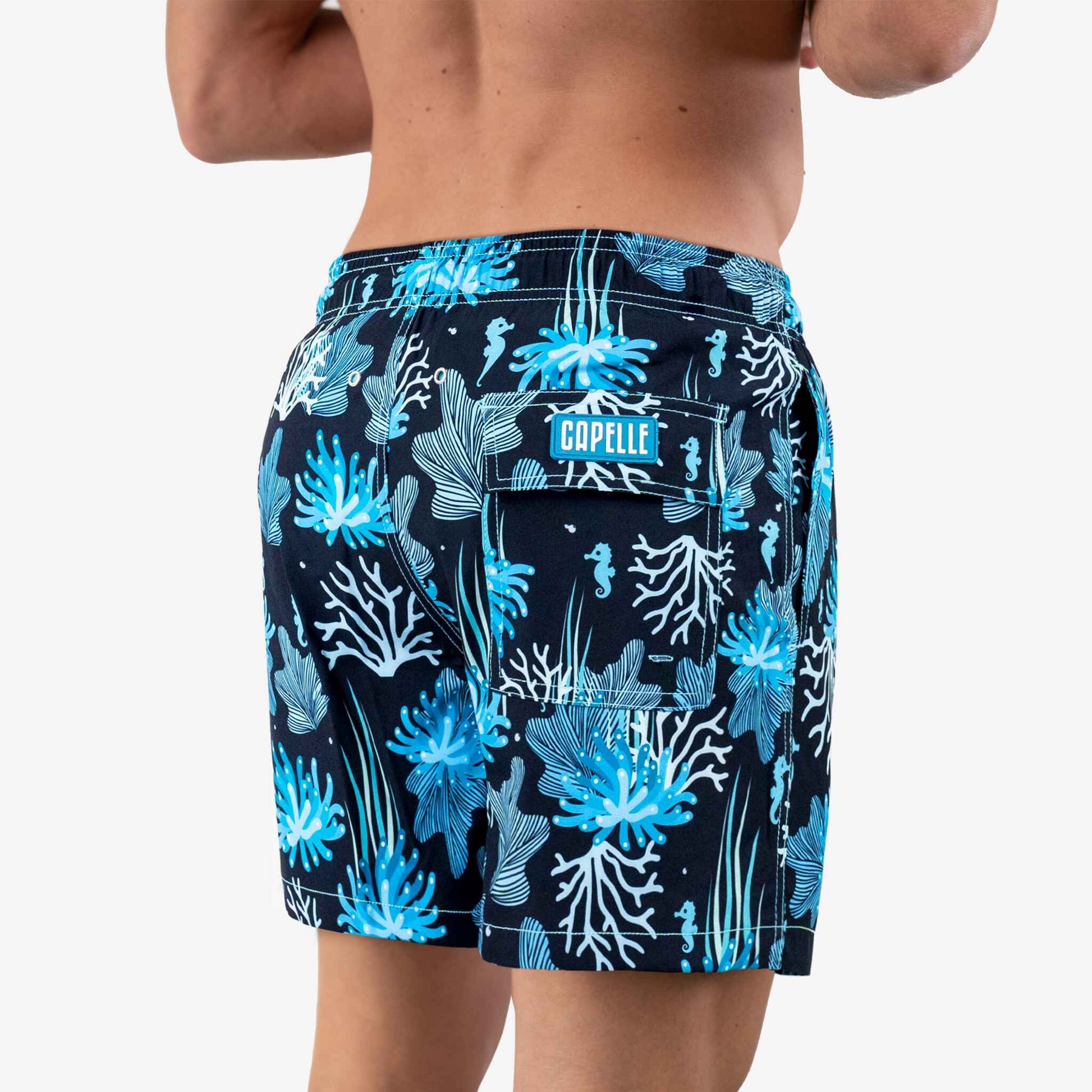 length:classic corales hybrid short studio back
