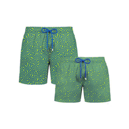 length:all Deco Maze - Ocean and Palm 