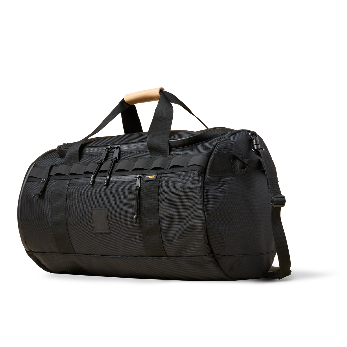 The Brown Buffalo Duffalo 50L travel duffel in Ballistic Black