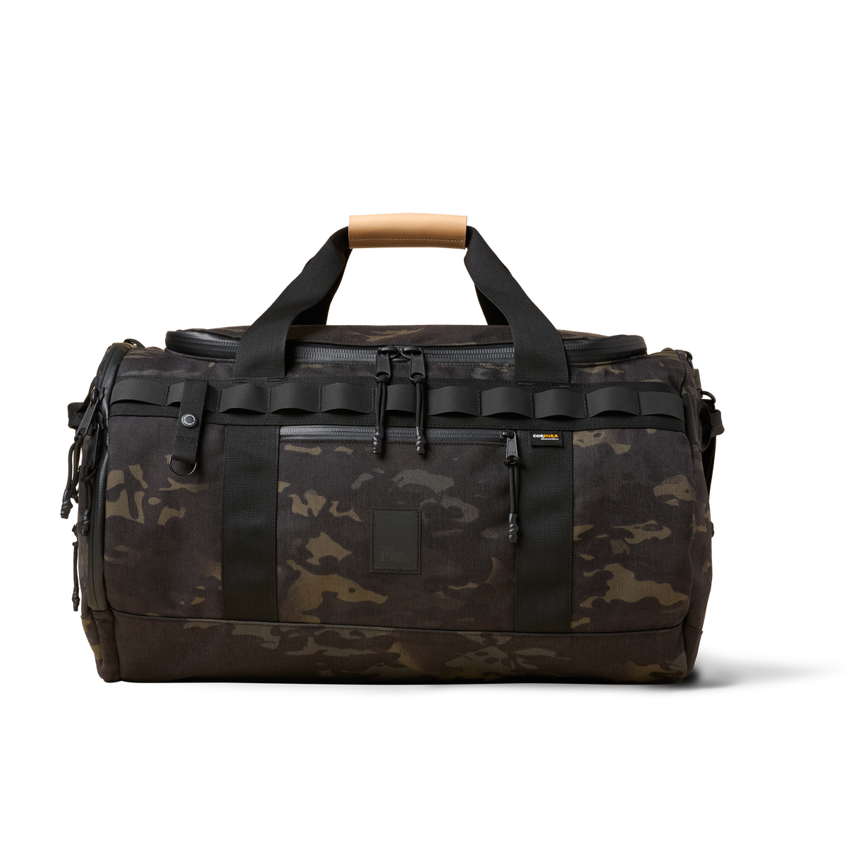 The Brown Buffalo Duffalo 50L travel duffel in Black Multicam, view 2