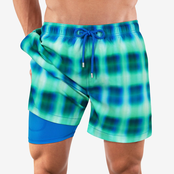 Flannel-swim-trunks