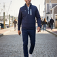 White Water Life Hampton Pullover Technical Layer in Navy, view 2
