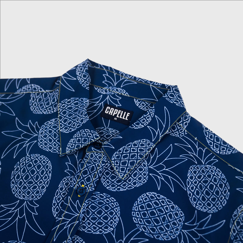 Blue Pineapple- Tailored Shirt