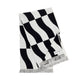 Ruby Mint Hydra black and gray cotton beach towel, image 1 of 2