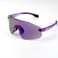 BOLD Emerald rimless photochromic sunglasses in purple, view 1