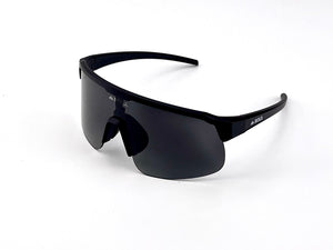 BOLD Zippy photochromic shield sunglasses in black, image 1 of 9