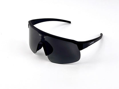 BOLD Zippy photochromic shield sunglasses in black, image 1 of 9