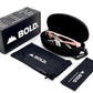 BOLD Zippy photochromic shield sunglasses, side view