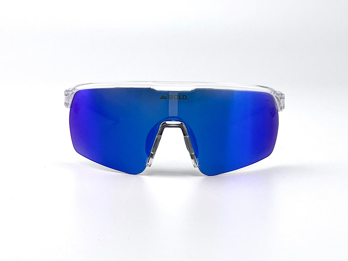 BOLD Flash photochromic sunglasses in white, view 2