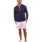 White Water Life Long Beach Quarter Zip in Navy, view 3