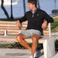 White Water Life Long Beach Quarter Zip in Black, view 4