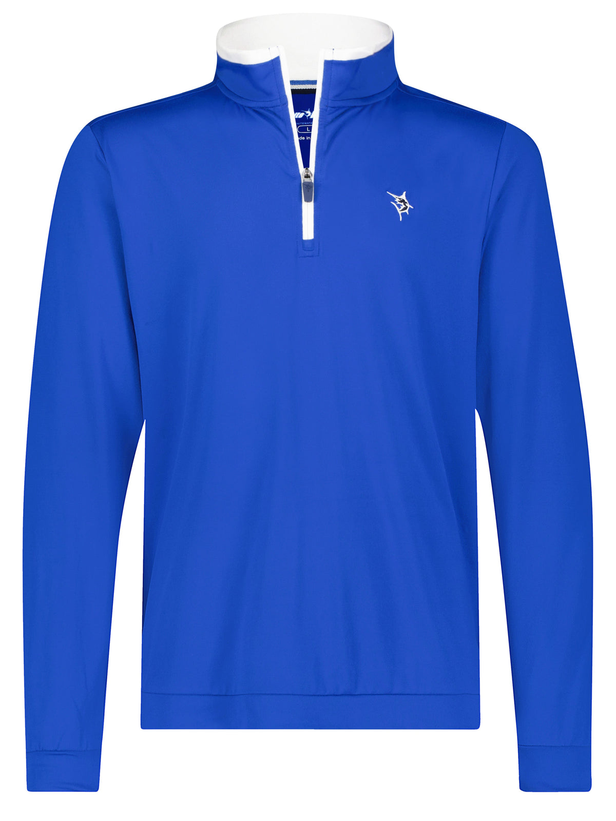 White Water Life Long Beach Quarter Zip in Royal