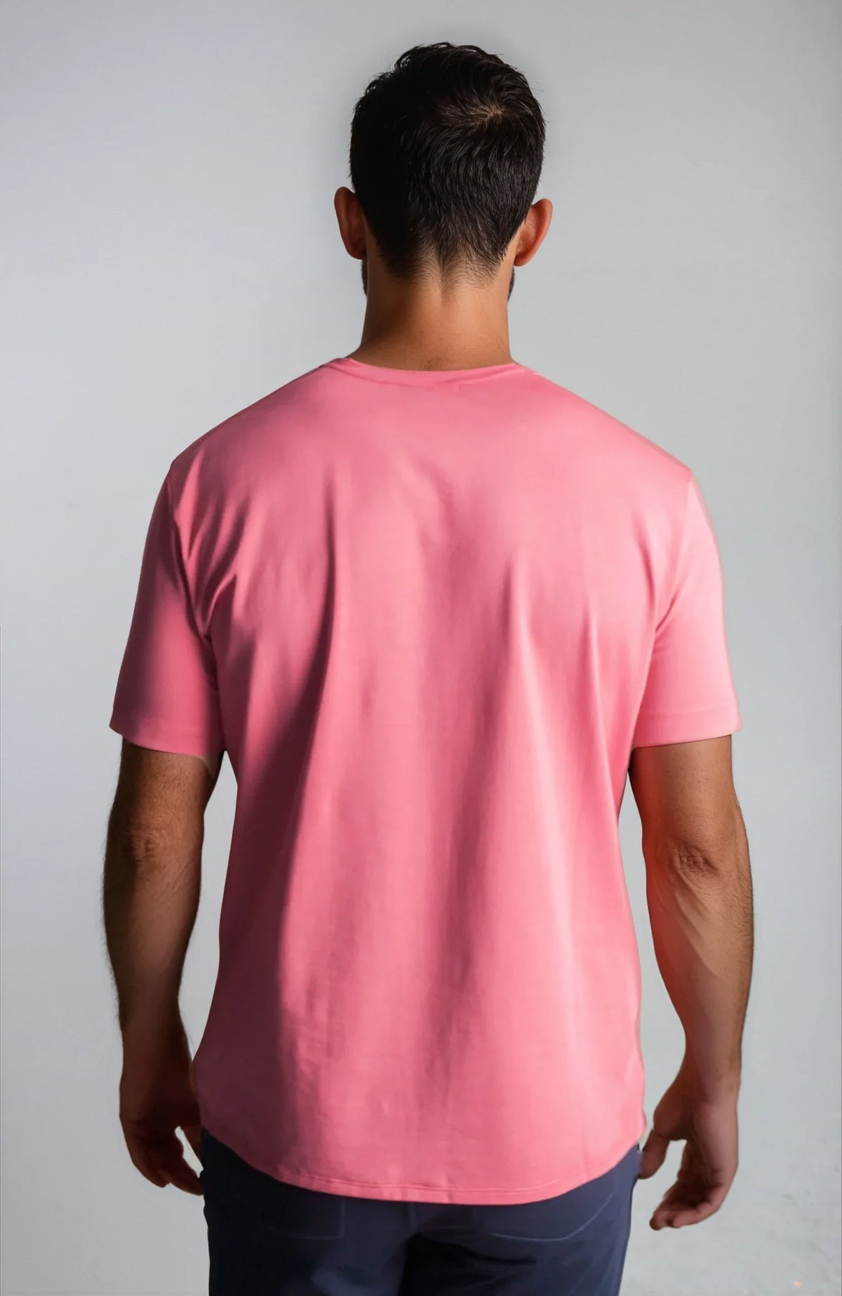 Buki CINQO men's tech tee slate rose, image 6 of 6