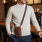 Miami Leathers Cambridge full grain leather crossbody phone pouch, image 2 of 6