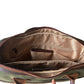 Miami Leathers Maxwell top zip waxed canvas laptop messenger bag, image 4 of 10