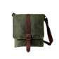 Maxwell Compact Waxed Canvas and Leather Messenger Bag