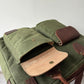 Miami Leathers Maxwell top zip waxed canvas laptop messenger bag, image 7 of 10