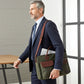 Miami Leathers Maxwell top zip waxed canvas laptop messenger bag, image 2 of 10