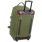 Miami Leathers Maxwell waxed canvas rolling duffel bag, image 3 of 10