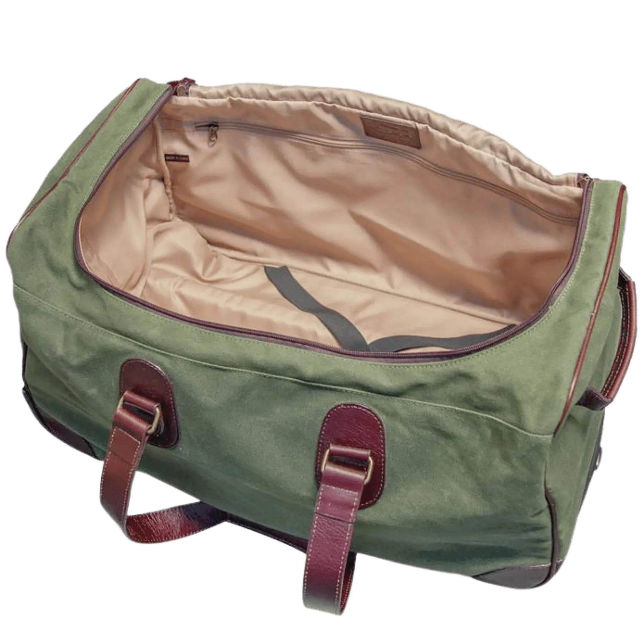 Miami Leathers Maxwell waxed canvas rolling duffel bag, image 7 of 10