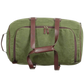 Miami Leathers Maxwell waxed canvas rolling duffel bag, image 8 of 10