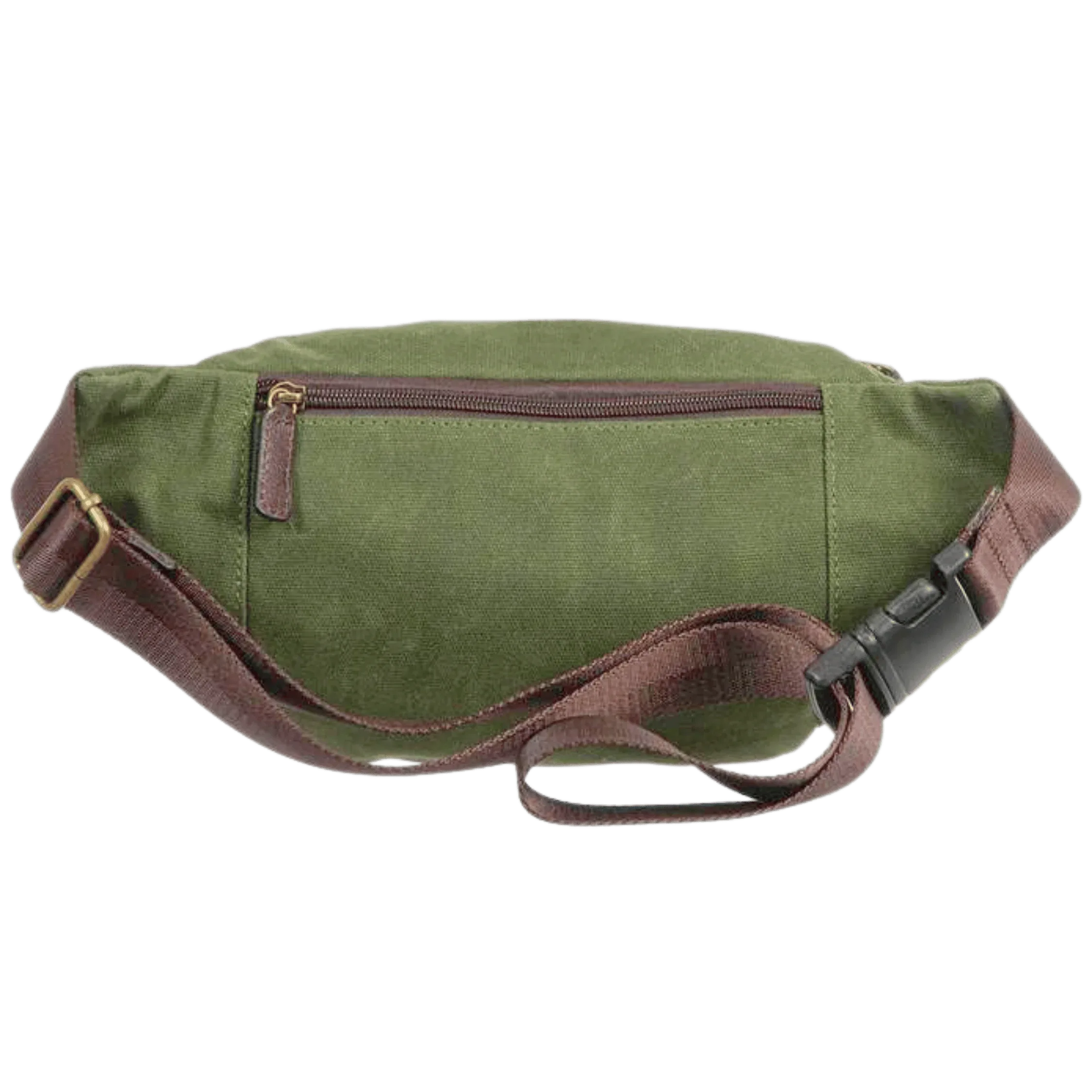 Miami Leathers Maxwell waxed canvas waist pack sling, image 4 of 6