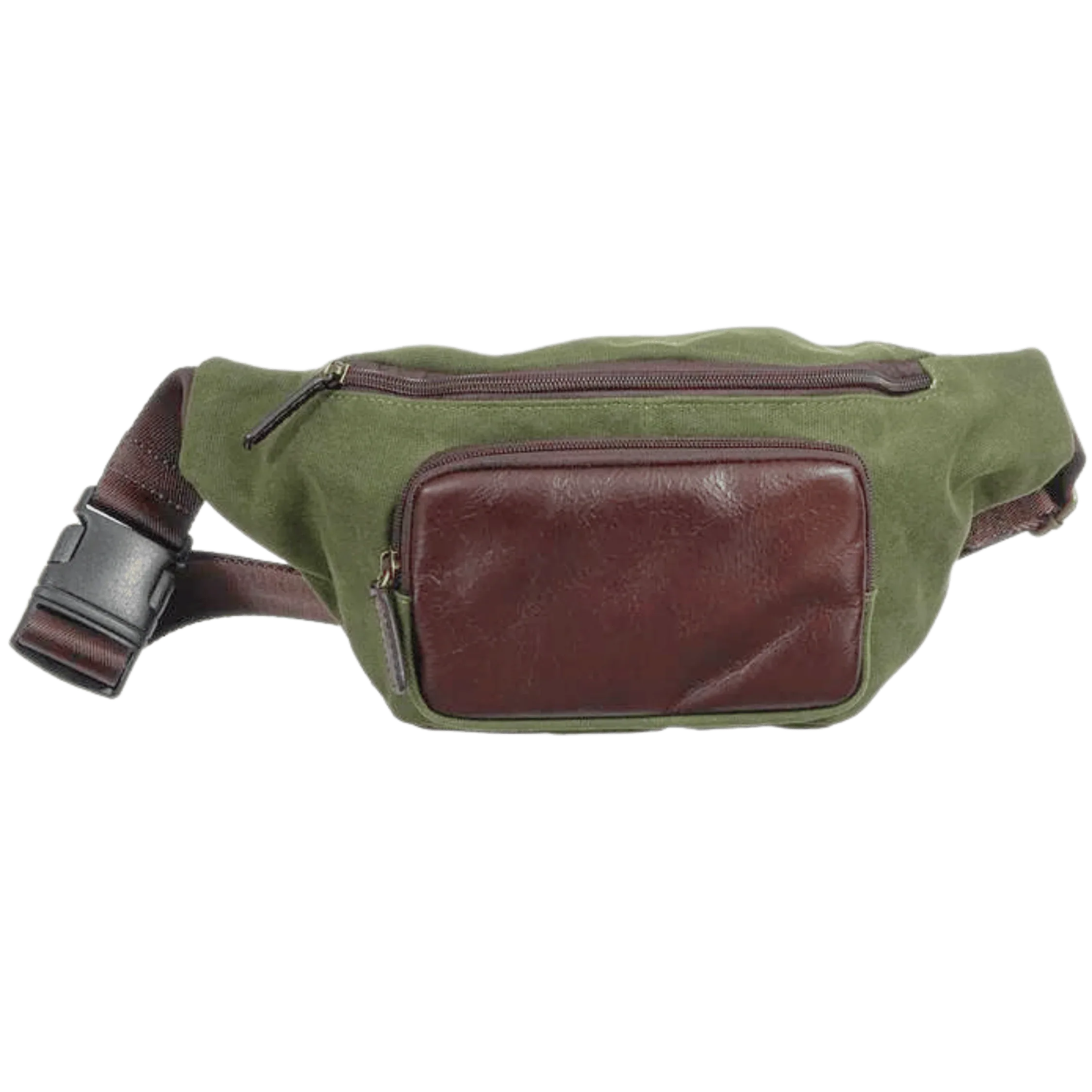 Miami Leathers Maxwell waxed canvas waist pack sling, image 3 of 6