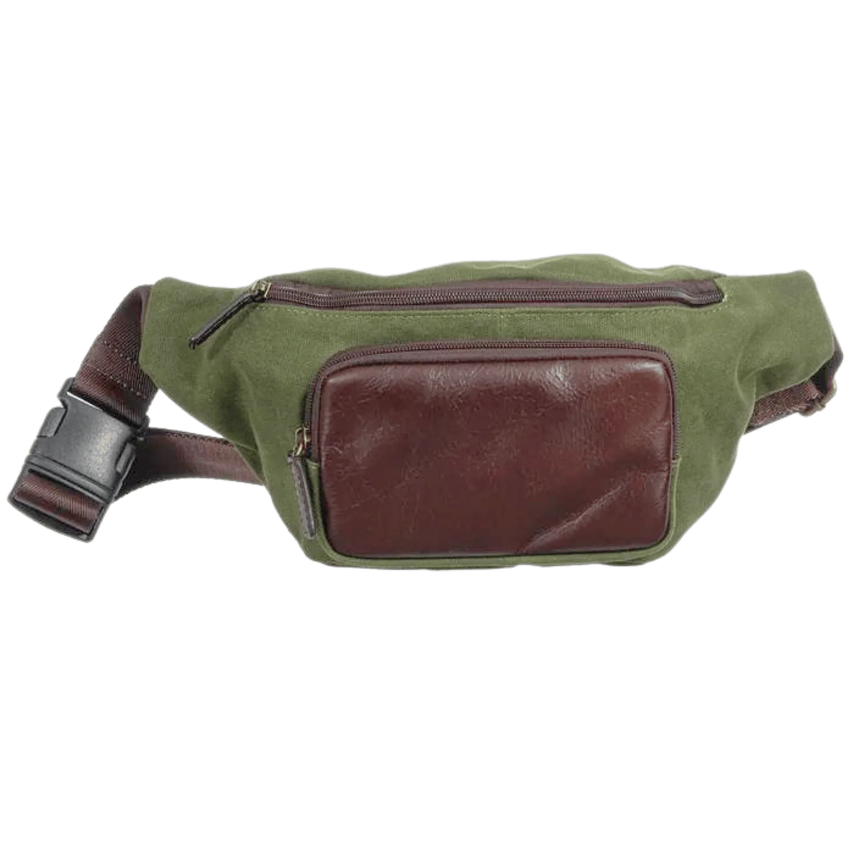 Miami Leathers Maxwell waxed canvas waist pack sling, image 3 of 6